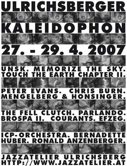 Kaleidophonplakat 2007 (Foto: Bernadette Huber)