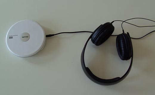 MP3-Player mit Kopfhörer